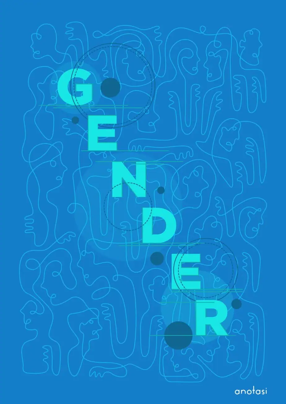 Tulisan "gender" dan segala sesuatu yang mengikutinya