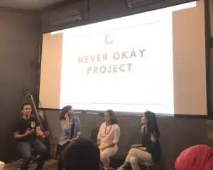 Dokumentasi kegiatan Never Okay Project