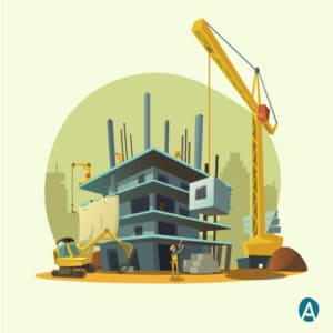 Ilustrasi pembangunan gedung