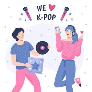 Ilustrasi fans K-Pop