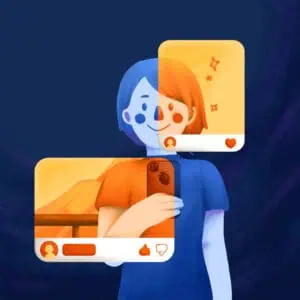 Tubuh seseorang yang dibagi dalam keberadaan digitalnya